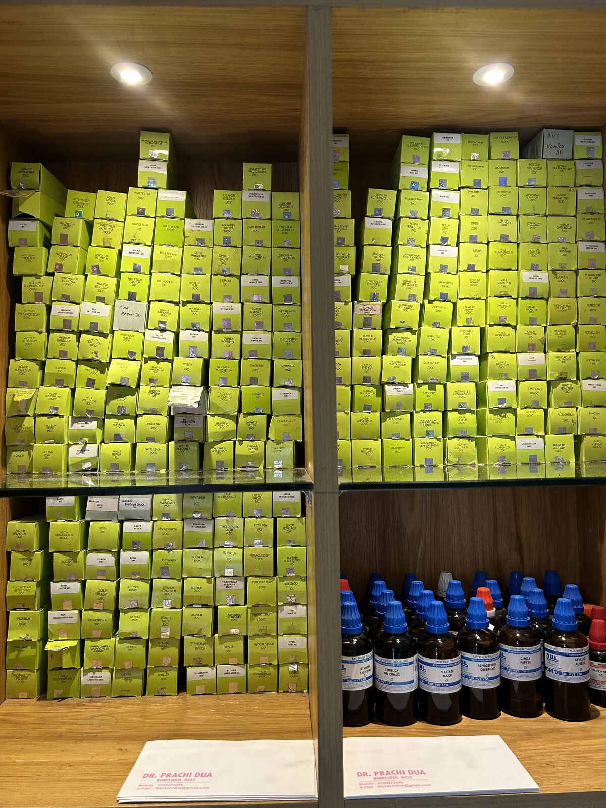 Dispensary — classical homeopathic medicines